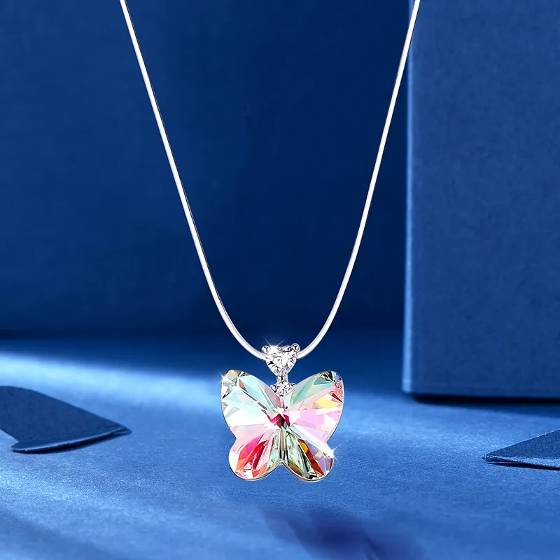 KADER 925y Silver Necklaces Women's Multicolor-3