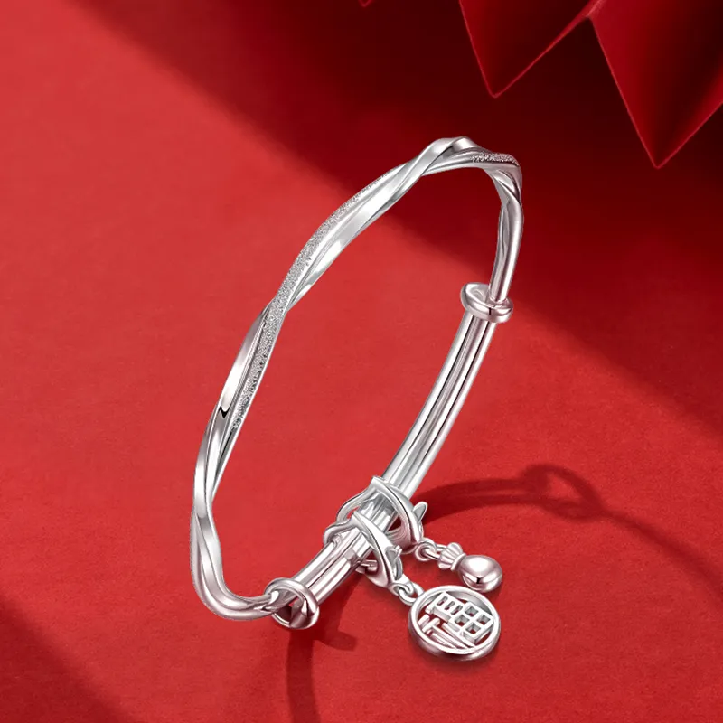 KADER Sterling Silver Bangles Women's Silver-5