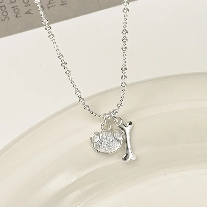 KADER 925 Sterling Silver Necklaces Women's Silver-3