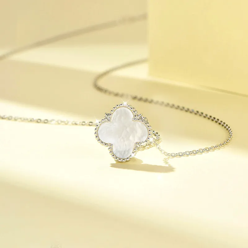 KADER S925 Silver Necklaces Women's Box Good Luck-2