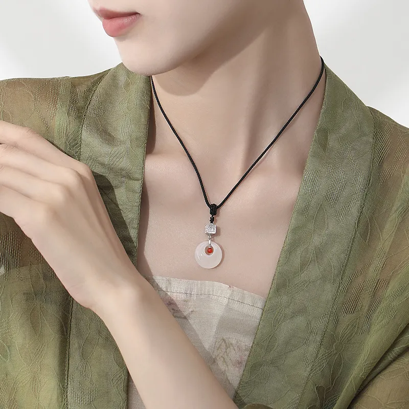 KADER Chalcedony Necklaces Women's-4