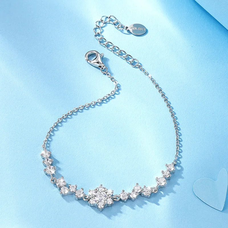 KADER 925 Sterling Silver Bracelets Women's Silver-3