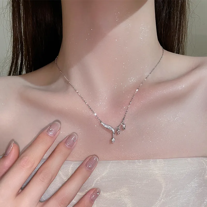 KADER 925 Sterling Silver Necklaces Women's-4