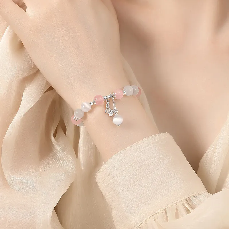 KADER Glass Cat Eye Bracelets Women's-3
