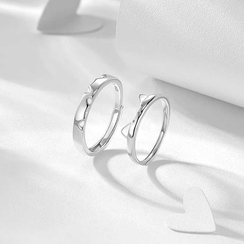 KADER 925 Sterling Silver Rings Unisex Silver Snake Year Gift-3
