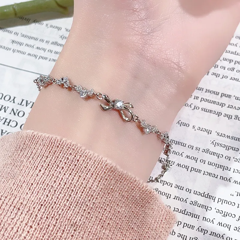 KADER 999 Fine Silver Bracelets Women's Silver white Gift Box-2