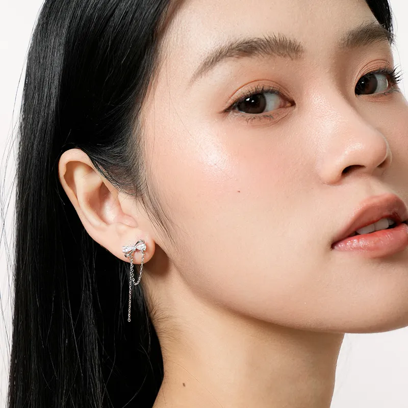 KADER Dynamic Connection Series 999 Fine Silver Earrings Women's-2