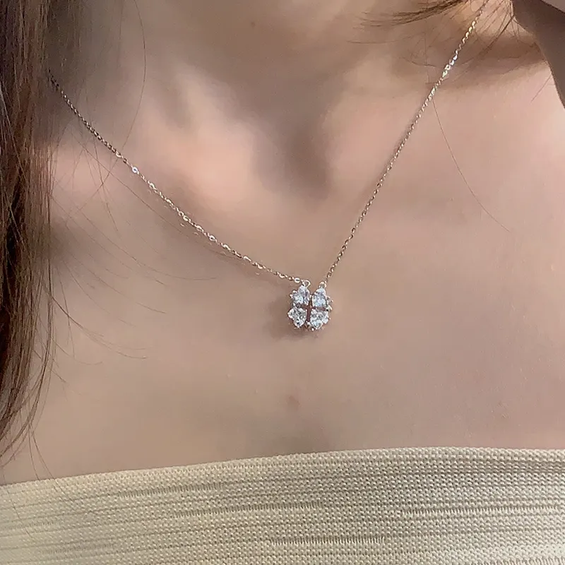 KADER S925 Silver Necklaces Women's-5