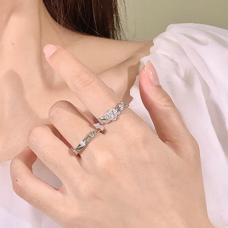 KADER 925 Sterling Silver Rings Unisex Silver Box-4
