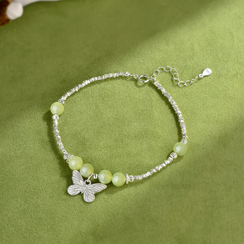 KADER Bracelets Pale Greenish-White Jade Women's-2