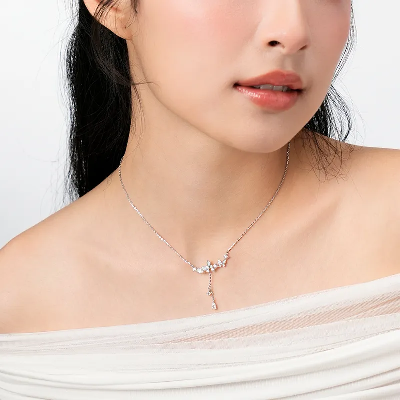KADER 925 Sterling Silver Necklaces Women's-5