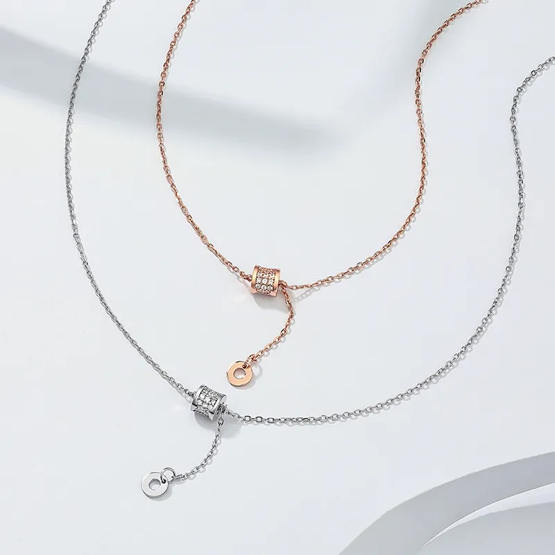 KADER 999 Silver With Gemstones Necklaces Women's Box-3