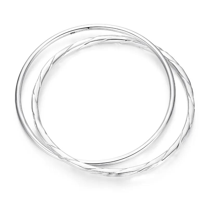 KADER 999 Fine Silver Bangles Women's-1