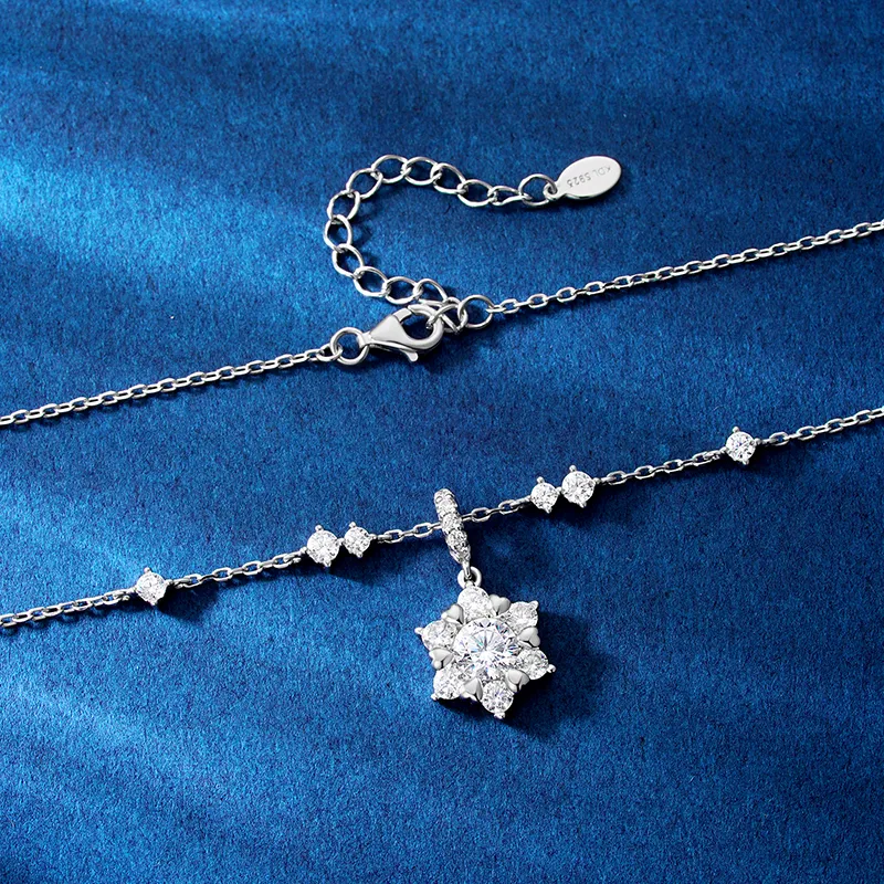 KADER S925 Silver Necklaces Women's Silver white Gift Box-4