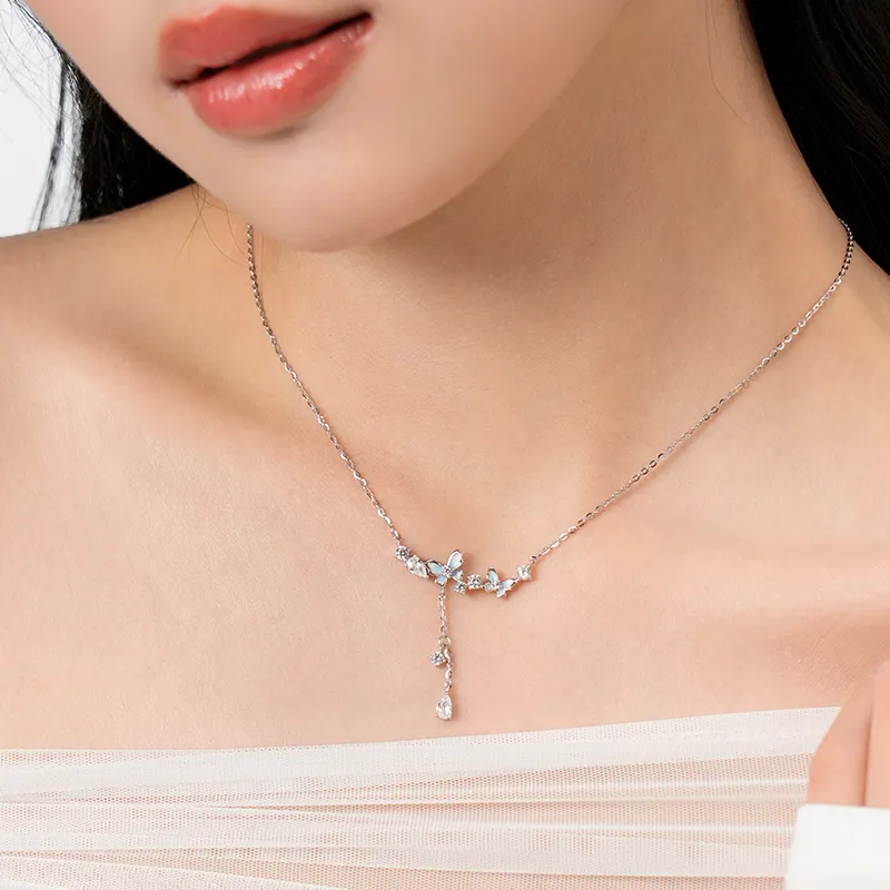 KADER 925 Sterling Silver Necklaces Women's-4