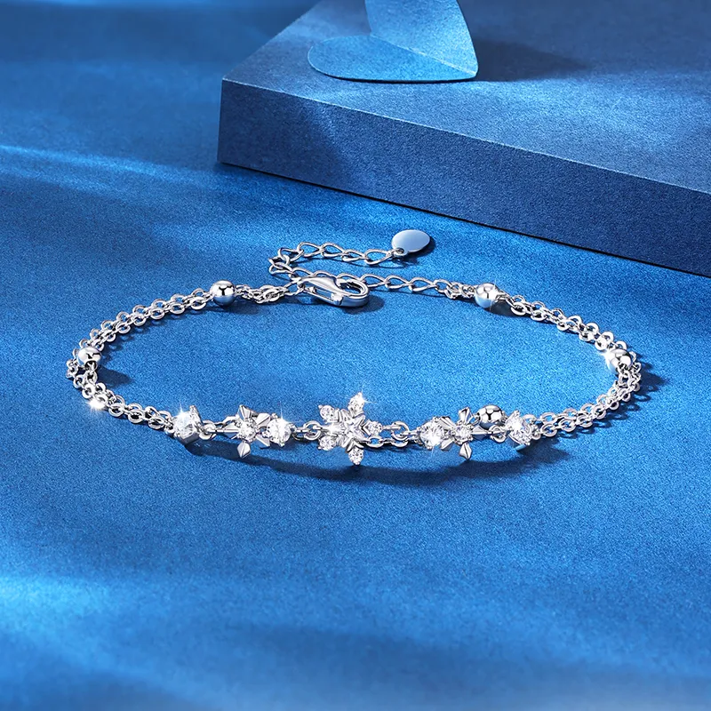 KADER 925 Sterling Silver Bracelets Women's Silver-2