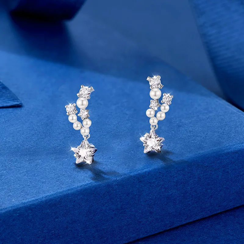 KADER 925 Sterling Silver Earrings Women's Silver-2