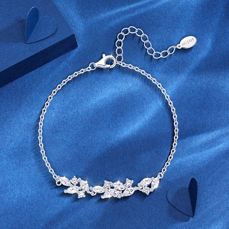 KADER 925 Sterling Silver Bracelets Women's Silver Box-4
