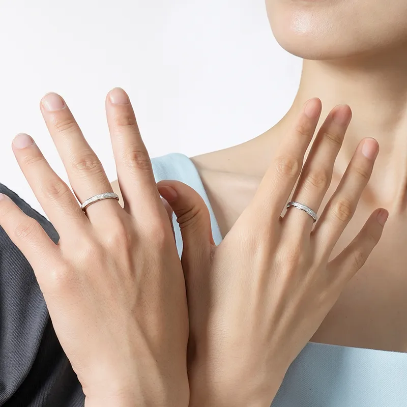 KADER 925 Sterling Silver Rings Unisex Silver Box-6
