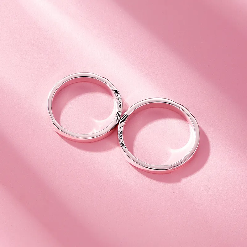 KADER 925 Sterling Silver Rings Unisex Silver-4