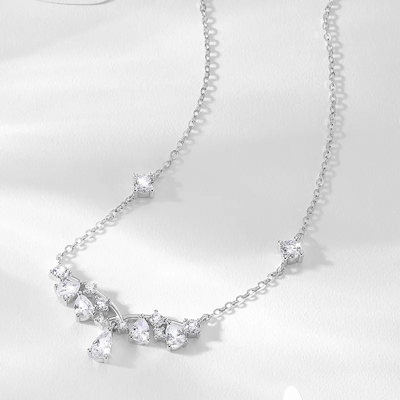 KADER 925 Sterling Silver Necklaces Women's Silver-2