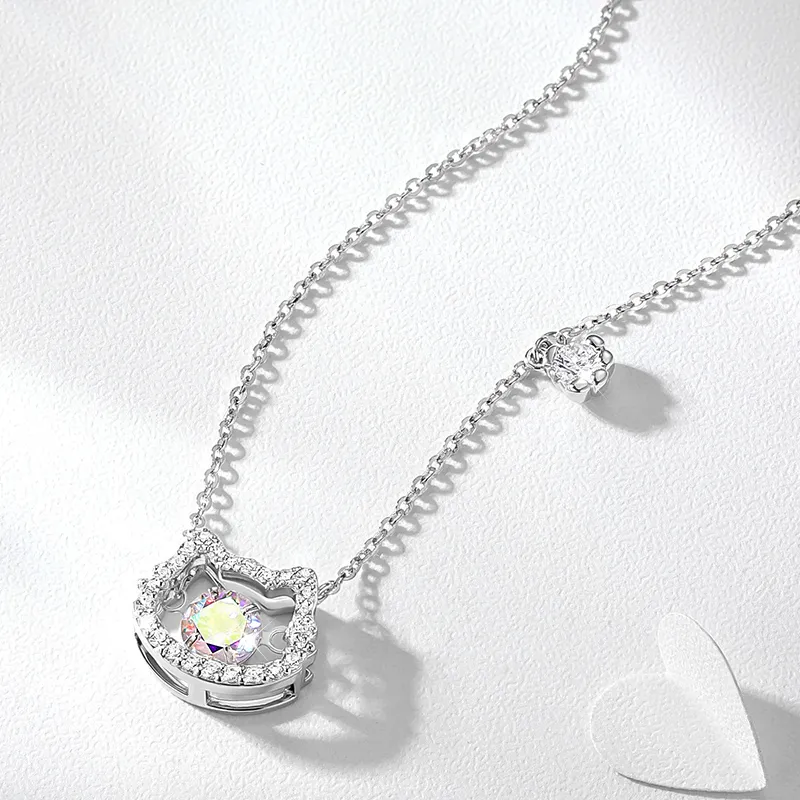 KADER 925 Sterling Silver Necklaces Women's Silver-4