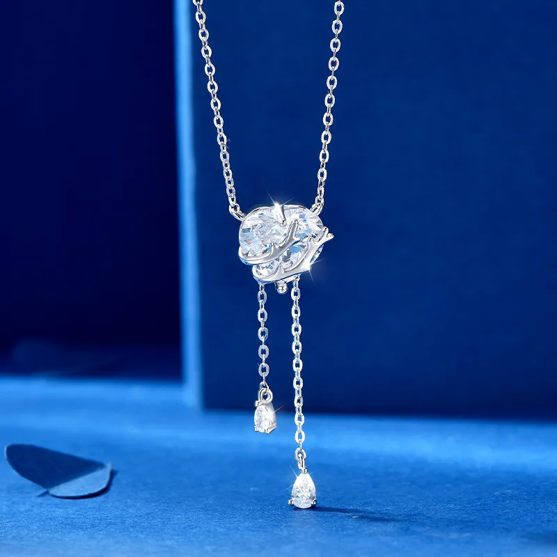 KADER 925 Sterling Silver Necklaces Women's Silver-2
