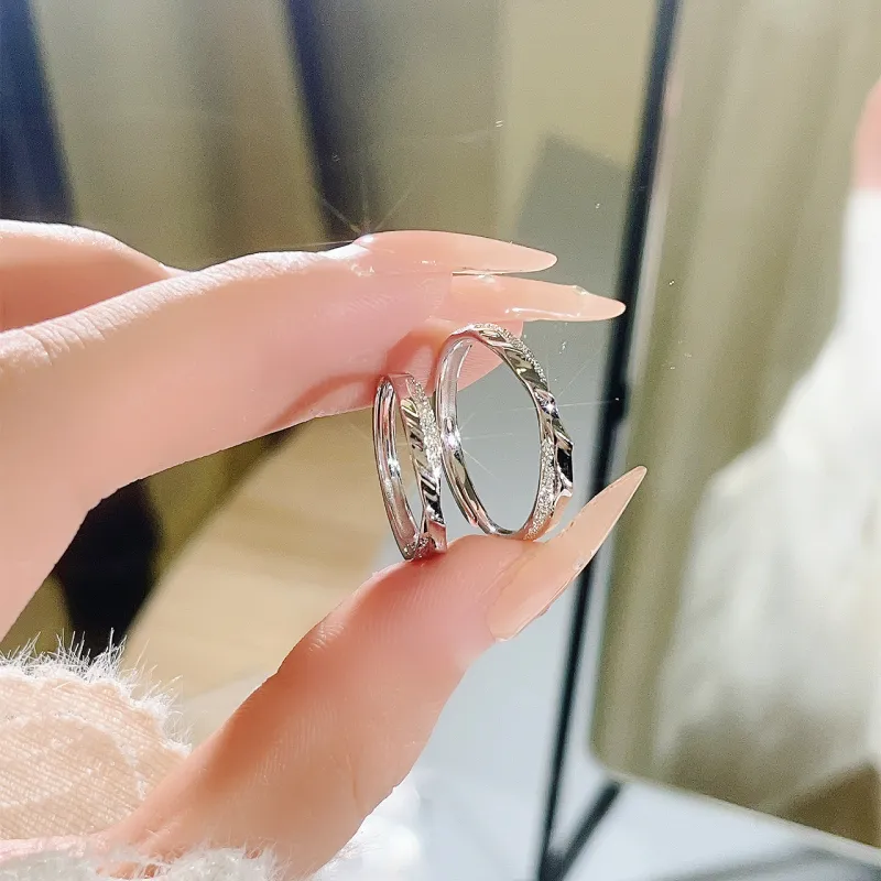KADER 925 Sterling Silver Rings Unisex Silver-8
