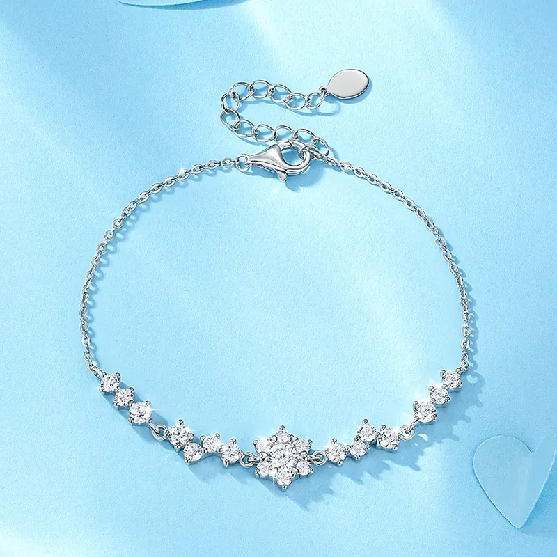 KADER 925 Sterling Silver Bracelets Women's Silver-5
