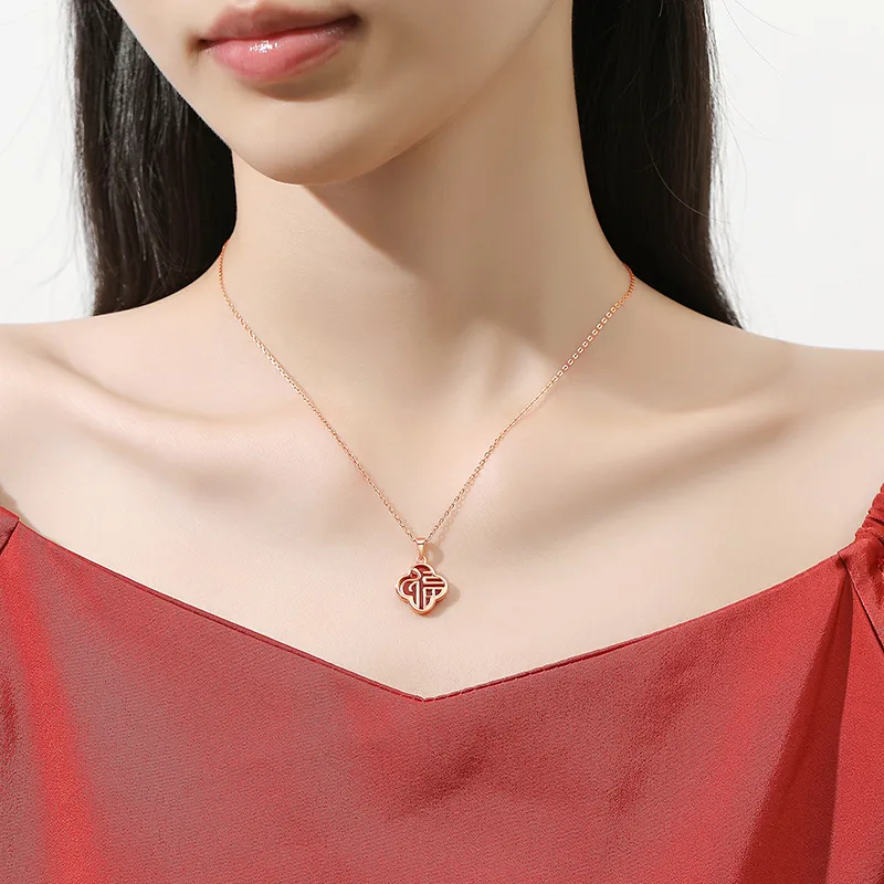 KADER Peace And Joy Series Agate Jade Necklaces Women's-5