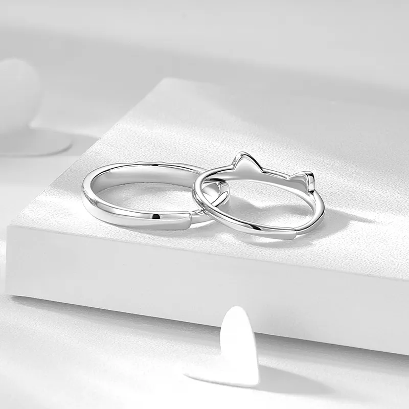 KADER 925 Sterling Silver Rings Unisex Silver Snake Year Gift-5