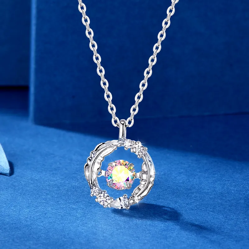 KADER Magic Apple Series 925 Sterling Silver Necklaces Women's Two Tone Optional Box-1
