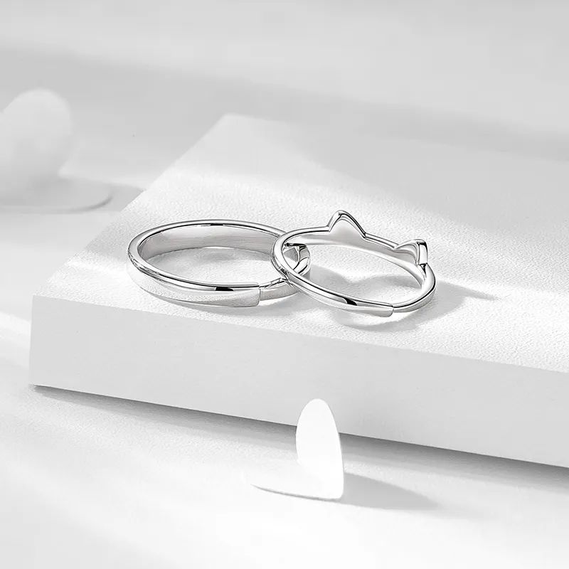 KADER 925 Sterling Silver Rings Unisex Silver Snake Year Gift-12