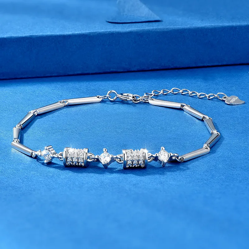 KADER 925 Sterling Silver Bracelets Women's Silver Box-5