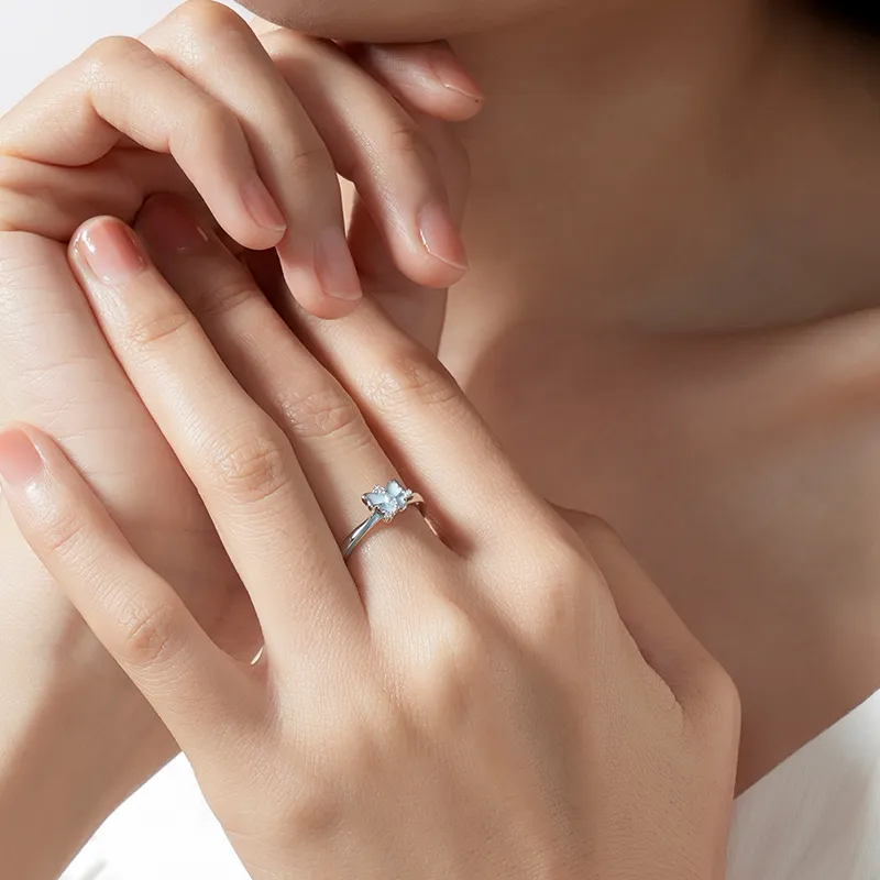 KADER 925 Sterling Silver Rings Unisex Silver Box-12