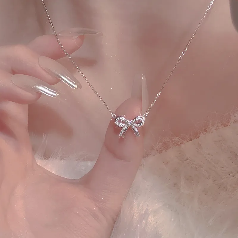 KADER S999 Fine Silver Necklaces Women's Silver white Gift Box-4