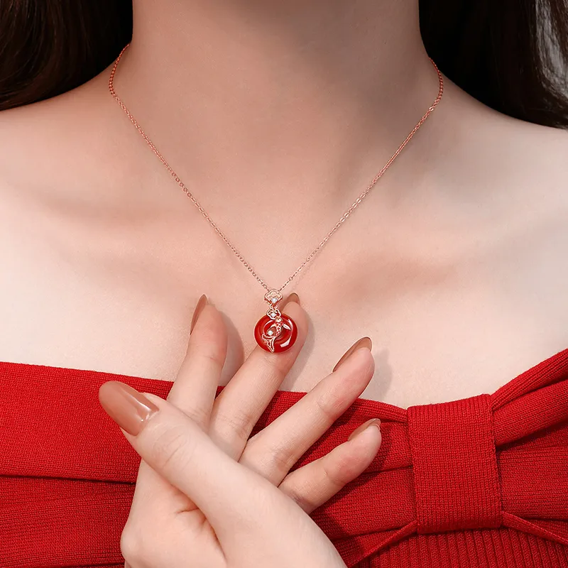 KADER Peace And Joy Series Agate Necklaces Women's-5