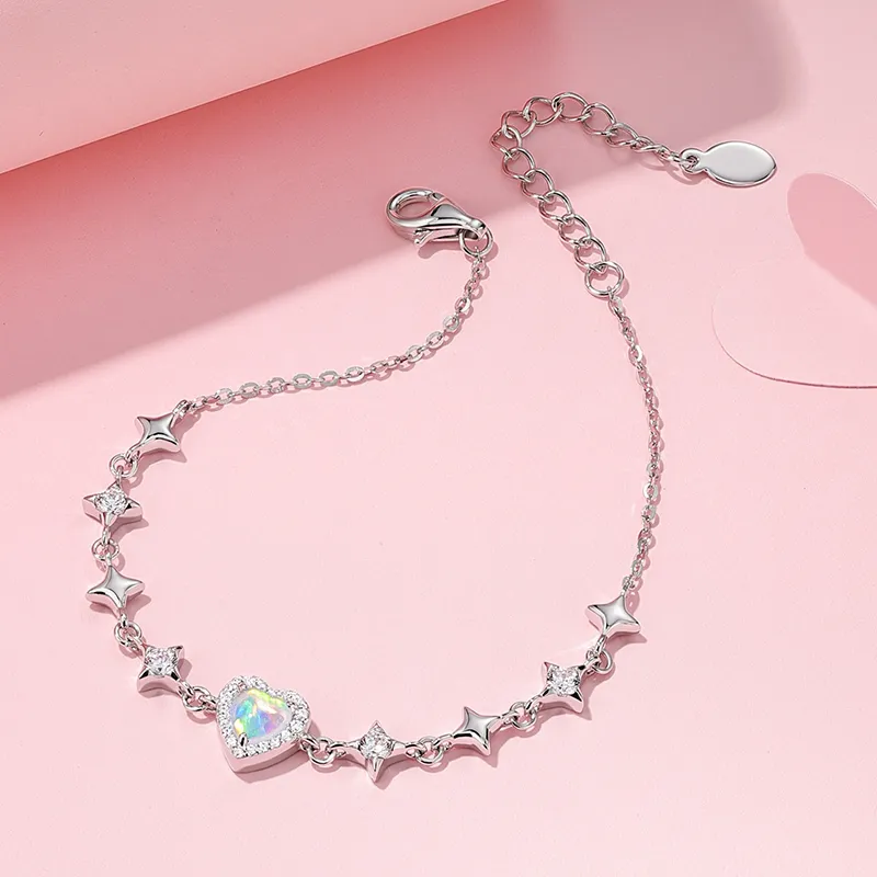 KADER 925 Sterling Silver Bracelets Women's Silver-3