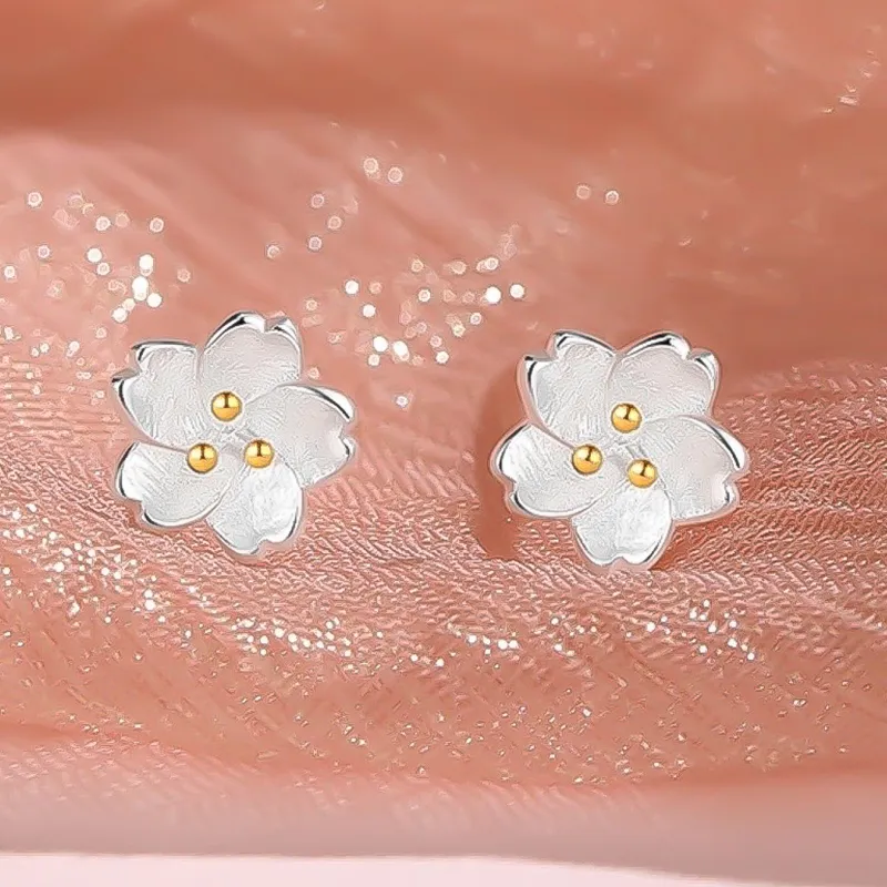 KADER 925 Sterling Silver Stud Earrings Women's Silver-2