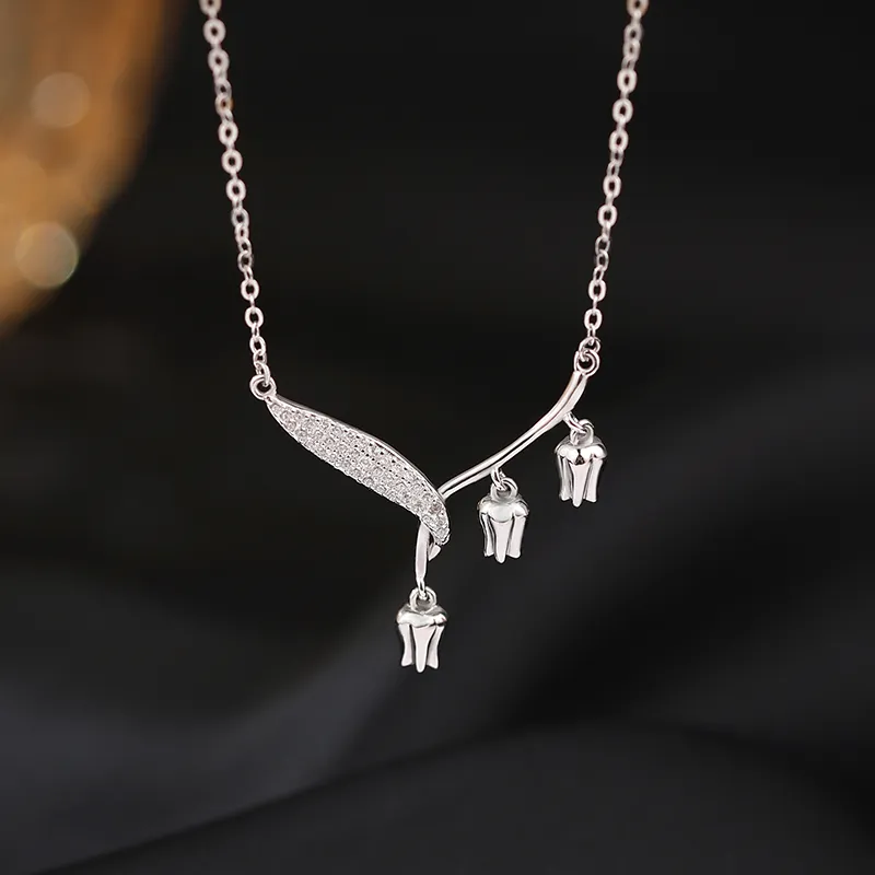 KADER 925 Sterling Silver Necklaces Women's-2