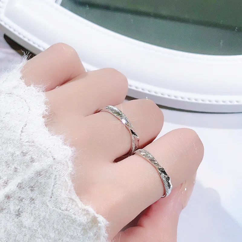KADER 925 Sterling Silver Rings Unisex Silver-9