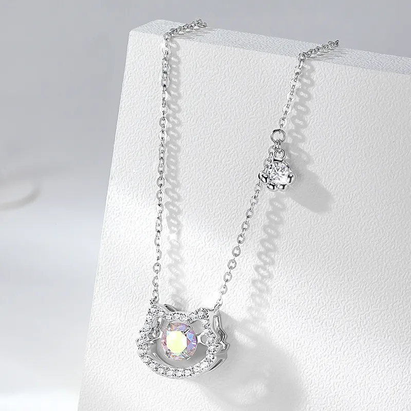 KADER 925 Sterling Silver Necklaces Women's Silver-3