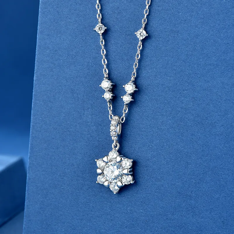 KADER S925 Silver Necklaces Women's Silver white Gift Box-3