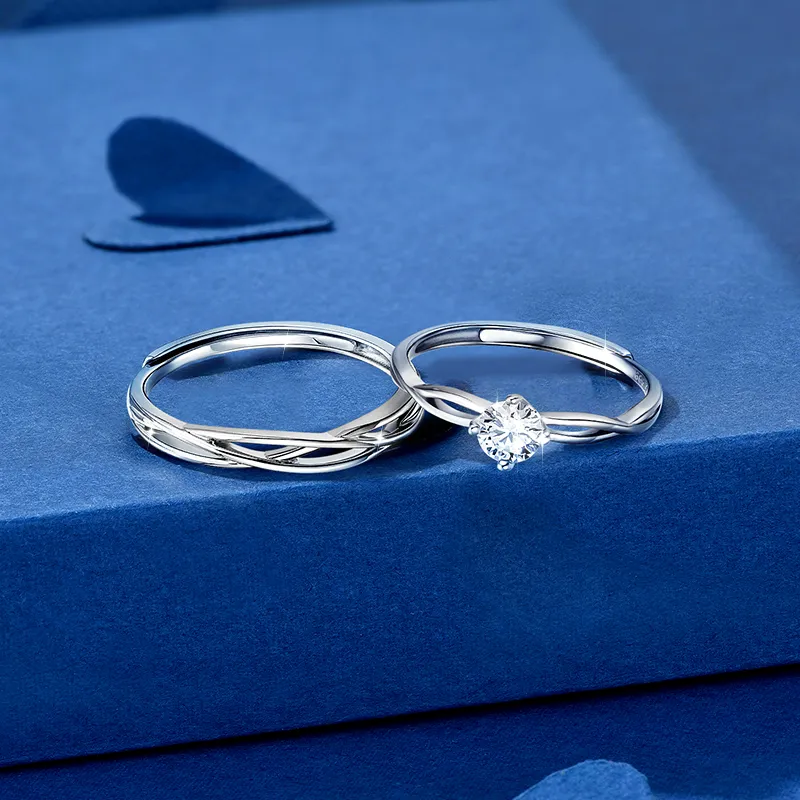 KADER Sterling Silver Rings Unisex Silver-5