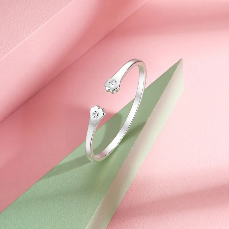 KADER 925 Sterling Silver Rings Women's Silver-1