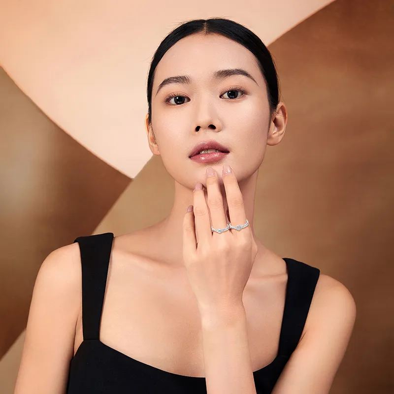 KADER 925 Sterling Silver Date Essential Niche Luxury Minimalist Style Versatile Rings Unisex-4