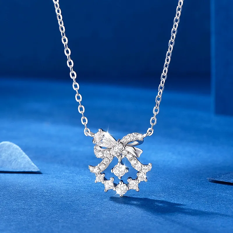 KADER 925 Sterling Silver Necklaces Women's Silver Gift Box Sets-5