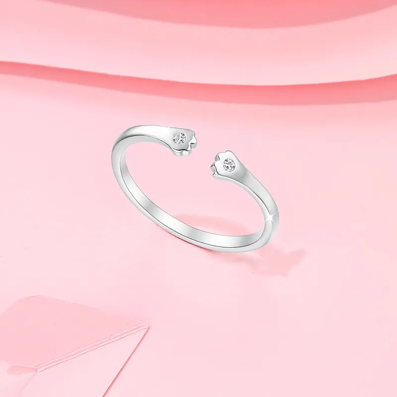 KADER 925 Sterling Silver Rings Women's Silver-2