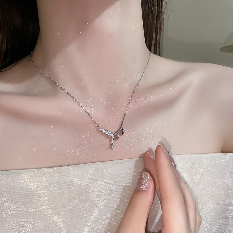 KADER 925 Sterling Silver Necklaces Women's-6