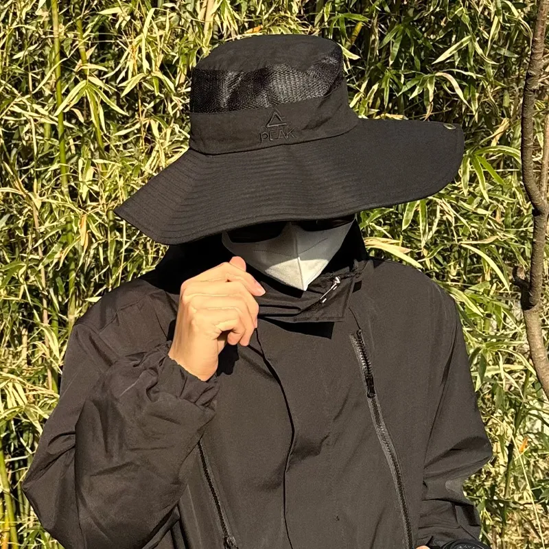 PEAK Polyester Bucket Hats Unisex-5